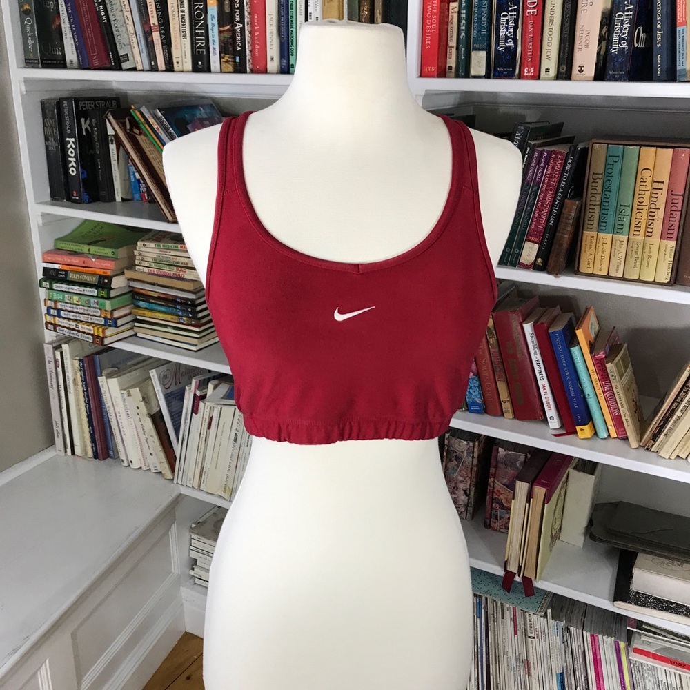 Nike FitDry Red Racerback Sports Bra